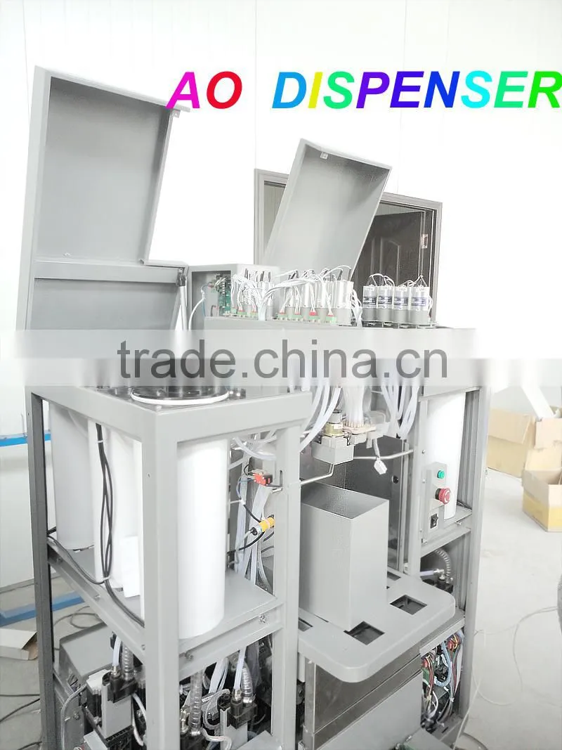 AO200 simultaneous automatic color tinting equipment/0.077ml accuracy full automatic colorant dispenser machine