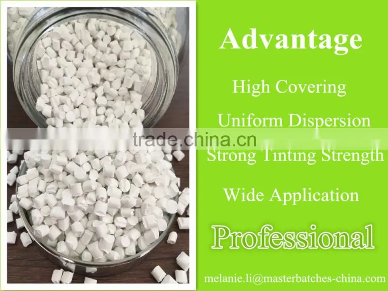 White Color Masterbatch for ABS EVA