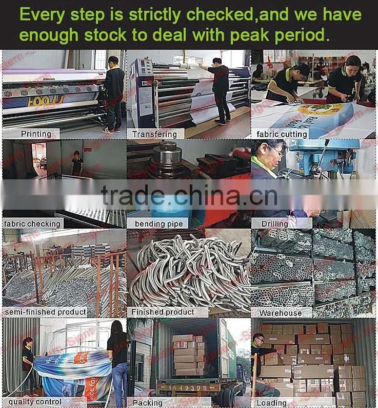 Wholesale Fold Up Economical Advertisement Promotion Tension Fabric Trade Show Displays