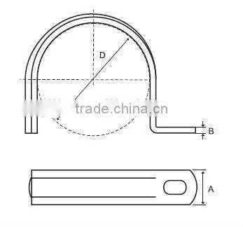 metal pipe hangers clamps