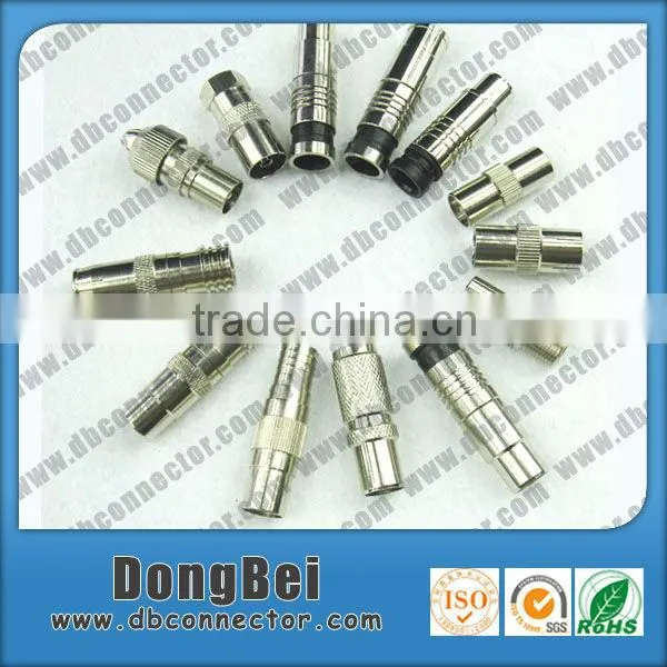 Dongbei TV plug connector female to female tv connector