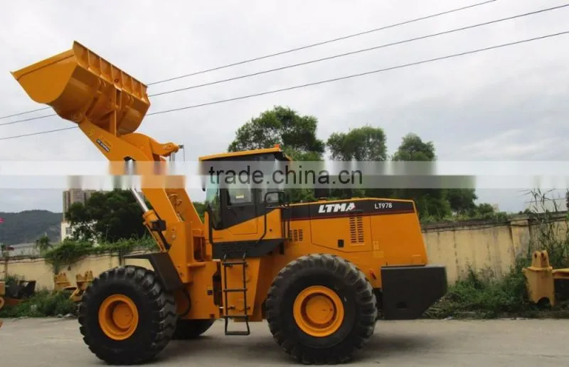 heavy equipment 7t large capacity wheel loader for sale with best price