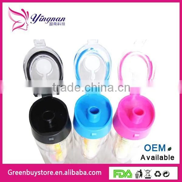 Second Generation High Quality Plastic Water Bottle ,Lemon Cap Water Bottle With Handle