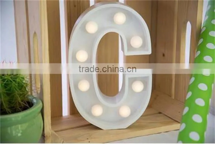direct manufacture of marquee letter light