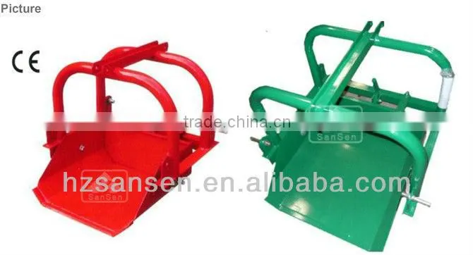 30" Reversible Dirt Scoop for Compact tractors ,Agriculture machinery tipping transport scoop