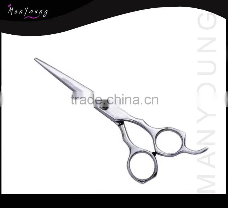 Engraved handle thinning hair scissors