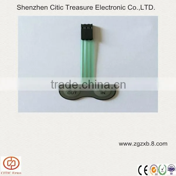 Custom film Convex Touch button membrane keyboard