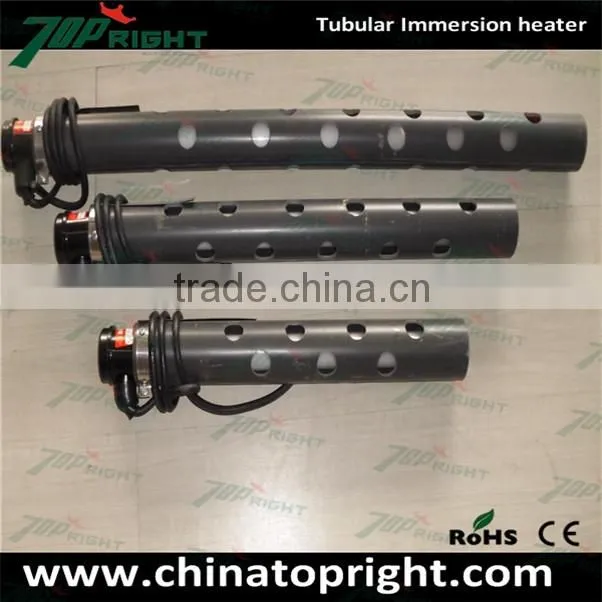 Custom 3kw high resistance stainless custom-built electric steamer flange tubular heater