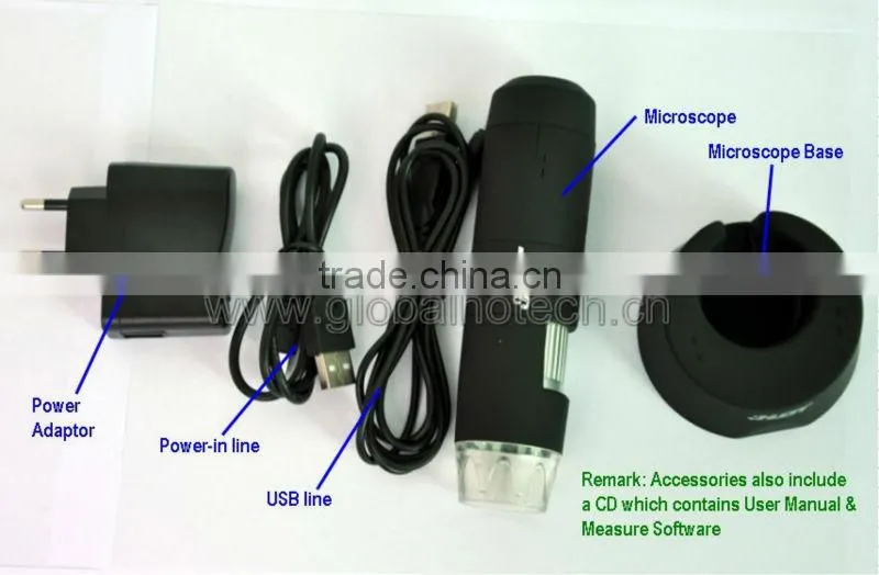 2.4G wireless USB microscope work on PC
