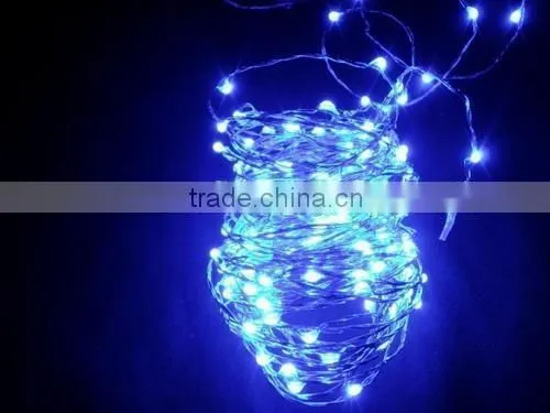 Christmas decoration 10m 100lights led copper wire string light