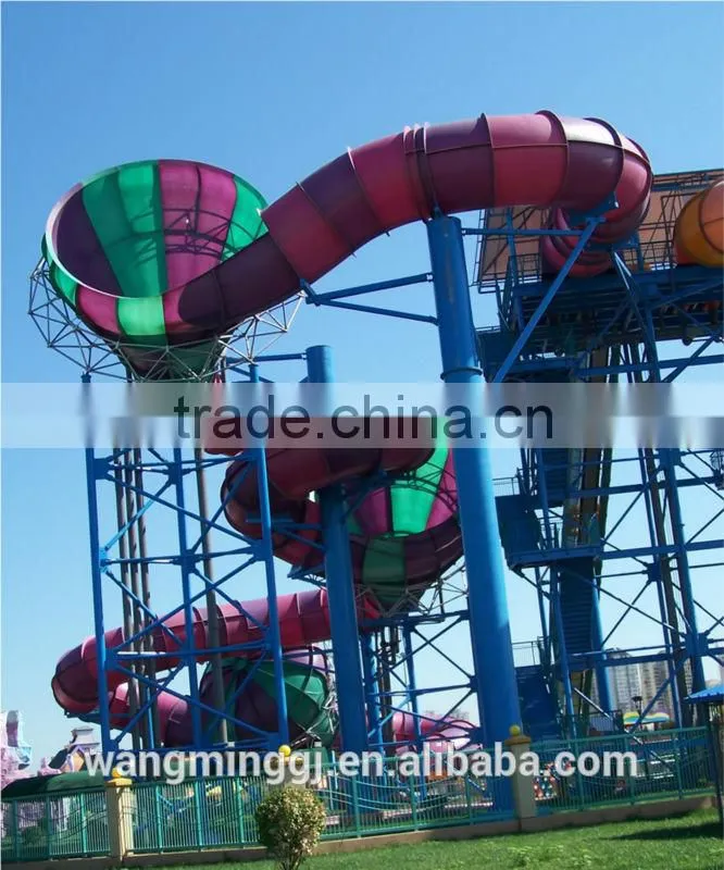 2015-2016 Canton Fair Top Amusement Water Park Fiberglass Water Slides ODM
