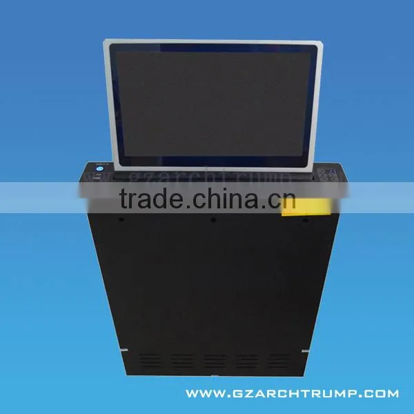 Motorized Monitor Lift System for Conference Table