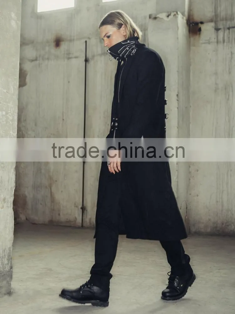 Devil fashion 2015 punk long coat in winter CT009