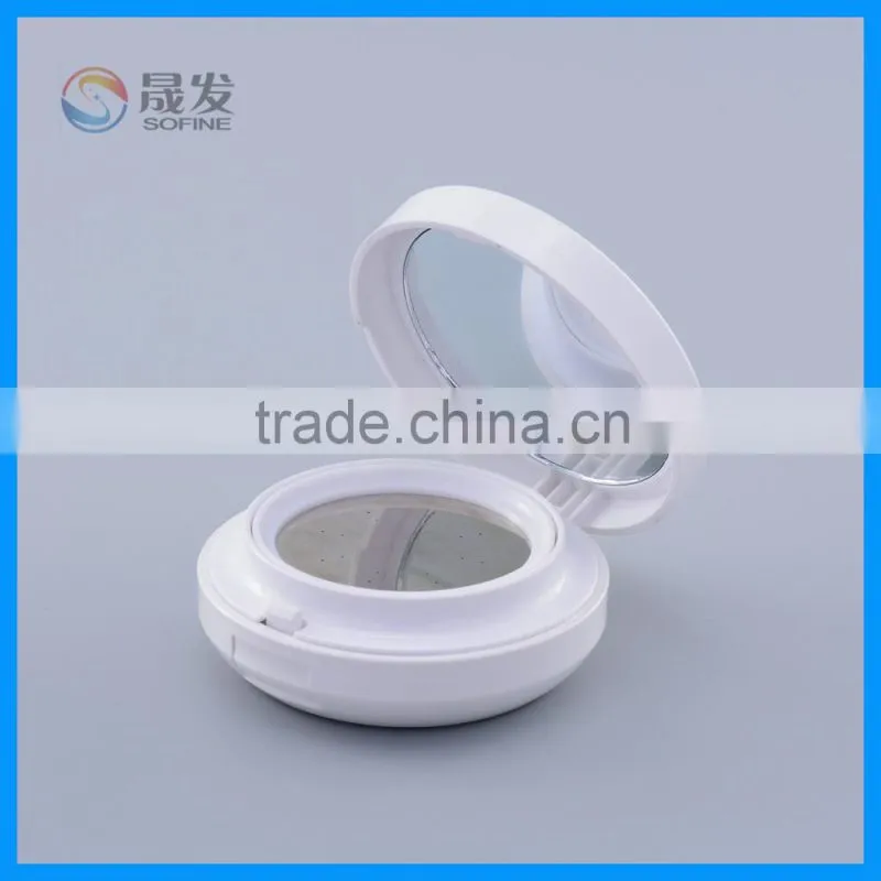 Airless round air cushion compact powder case