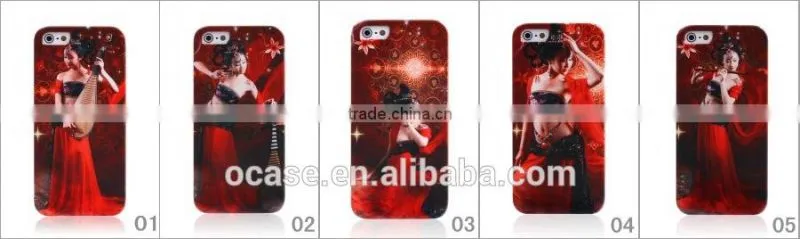 Chinese Style Luxury Sublimation 3D Craft Hard Case For iPhone 6s Cover.
