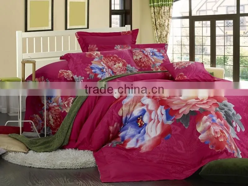 fashionable bedding sets 3d with 100% polyester for sale