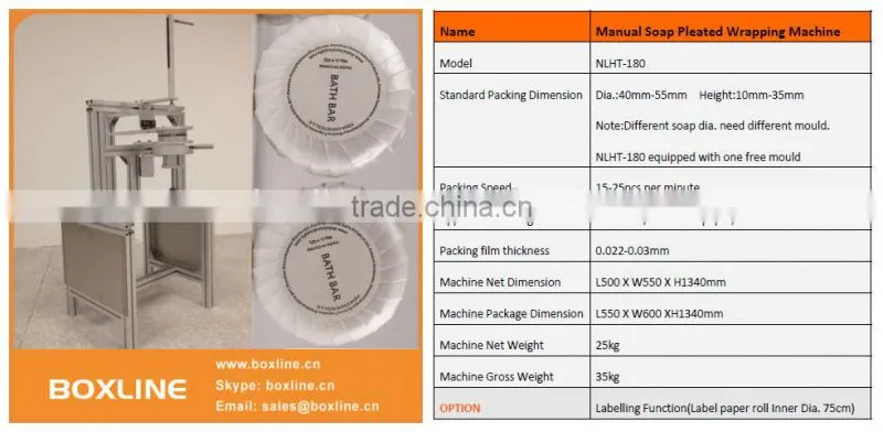 Automatic soap machine packing