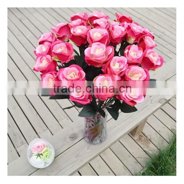 Newest real touch valentine rose flower/decorative rose flower,artificial rose