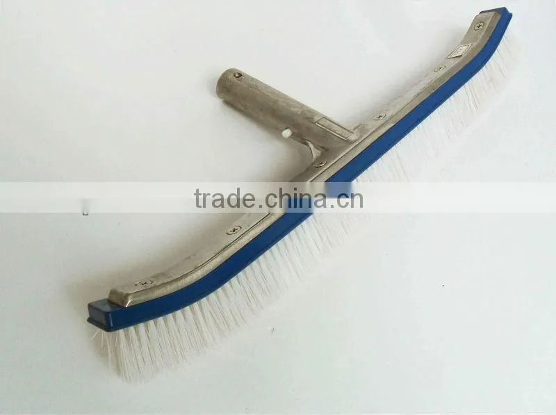 Cheap Sweeping Brush P1402, 18"/45cm Deluxe Wall Brush w/ Polished Alu Back
