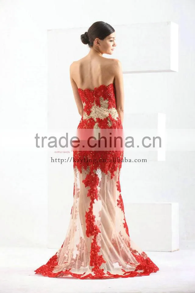 Fashion elegant cheap ivory satin wedding dresses wedding dress from china
