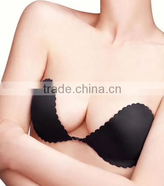mature hot sexy nude silicon adhesive bra