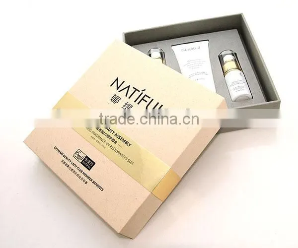 high quality cardboard packaging cosmetic box with competitive price