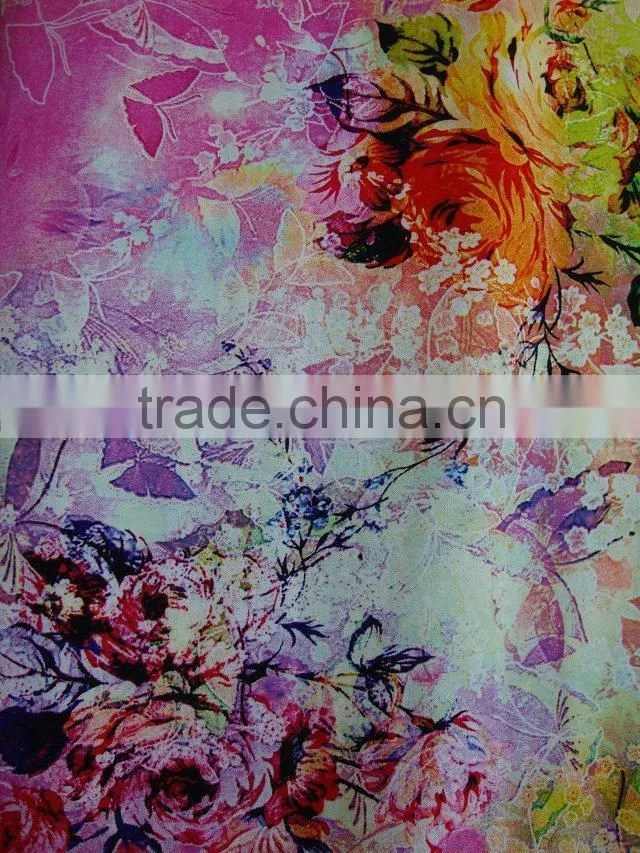 ready goods digital printing on rayon fabric