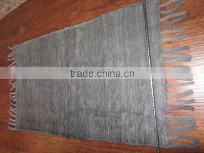 wholesale Genuine knitted mink fur blanket TAB61