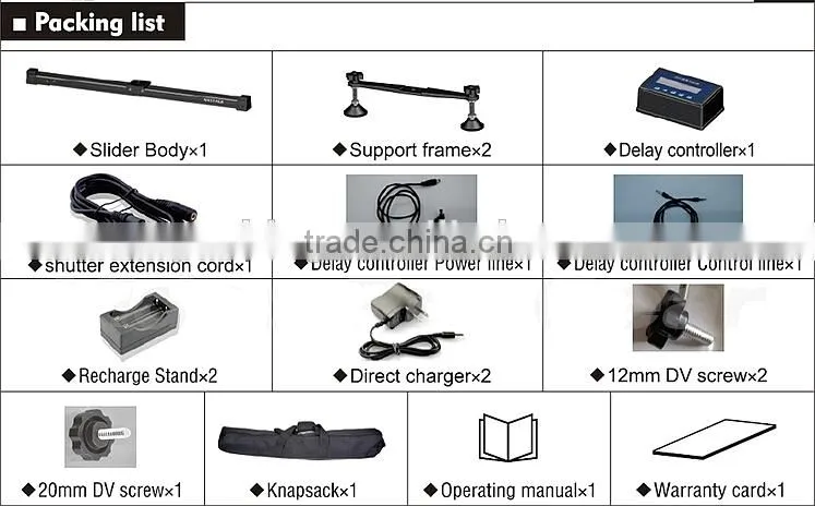 Westage motorized video camera slider 150cm with timelapse time delay controller