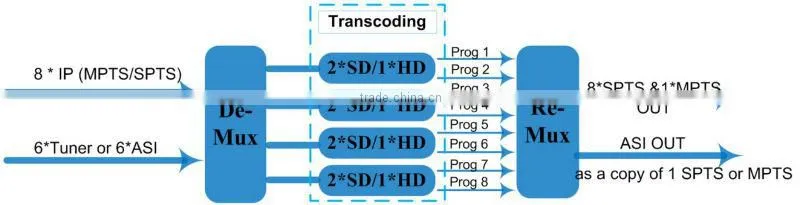 IP2IP video transcoder
