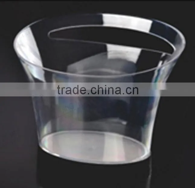 New led plastic acrylic champagne ice bucket for party