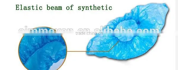 lab supply pe blue shoes cover