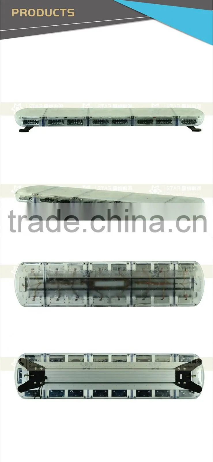 high quality factory produce led warning lightbar