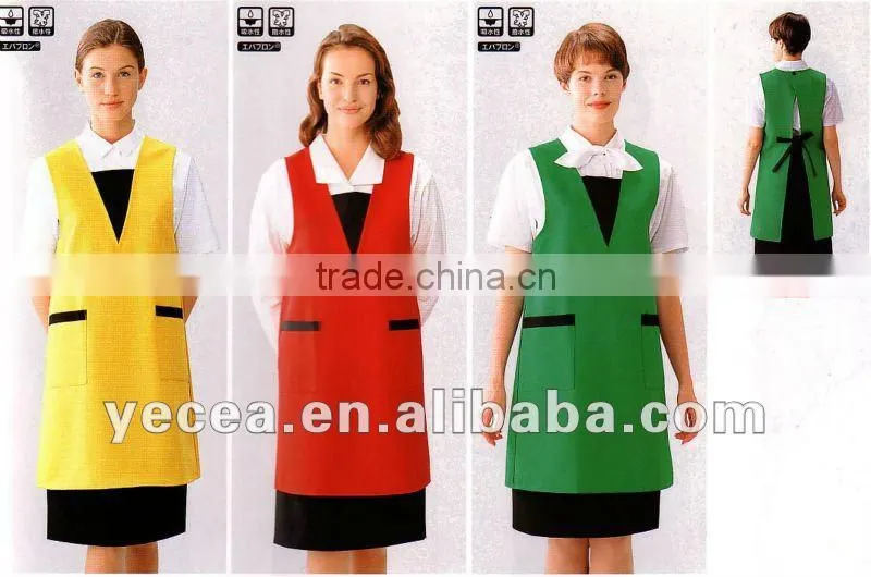 Customer-made resturant chef and waiter apron uniform