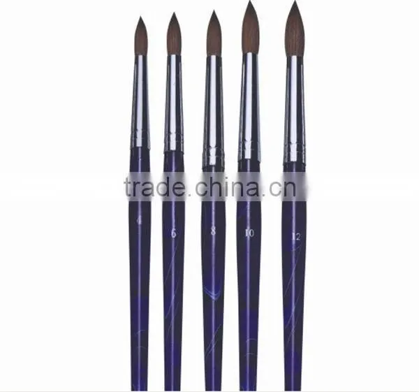3pcs Red fashion makeup Nail art brush