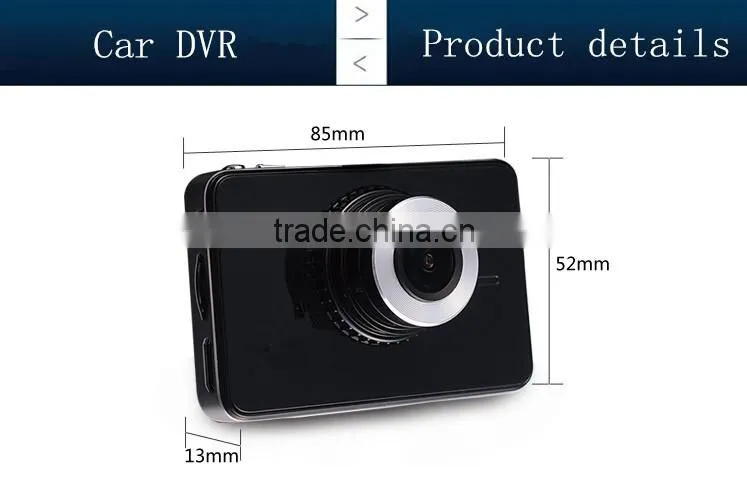 2.7 inches full hd display seamless photography 30 frames car rearview mirror camera DVR
