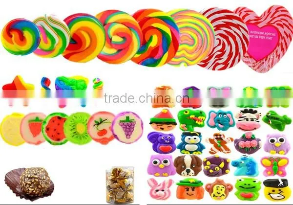 Strawberry flavou Fruit Rainbow Swirl Flat Giant Lollipop
