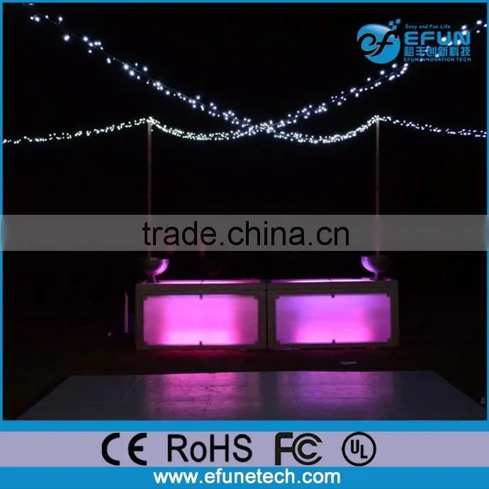 remote control waterproof rgb color decorative 3d led light up led ice box