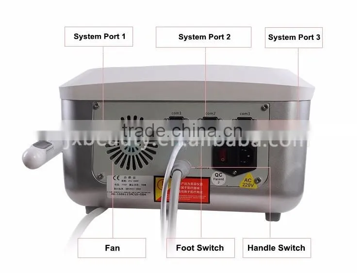 2016 Good effect 25mm focal length hifu vaginal tightening machine with CE certificate