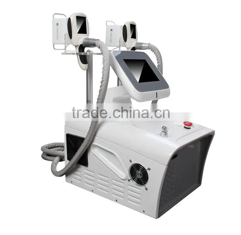 High effective double cryo heads new cool fat freezing instrument
