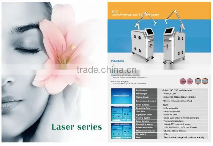 ND YAG Laser for Tattoo Removal/Beauty Salon Equipment/nd yag laser tattoo removal machine spare parts