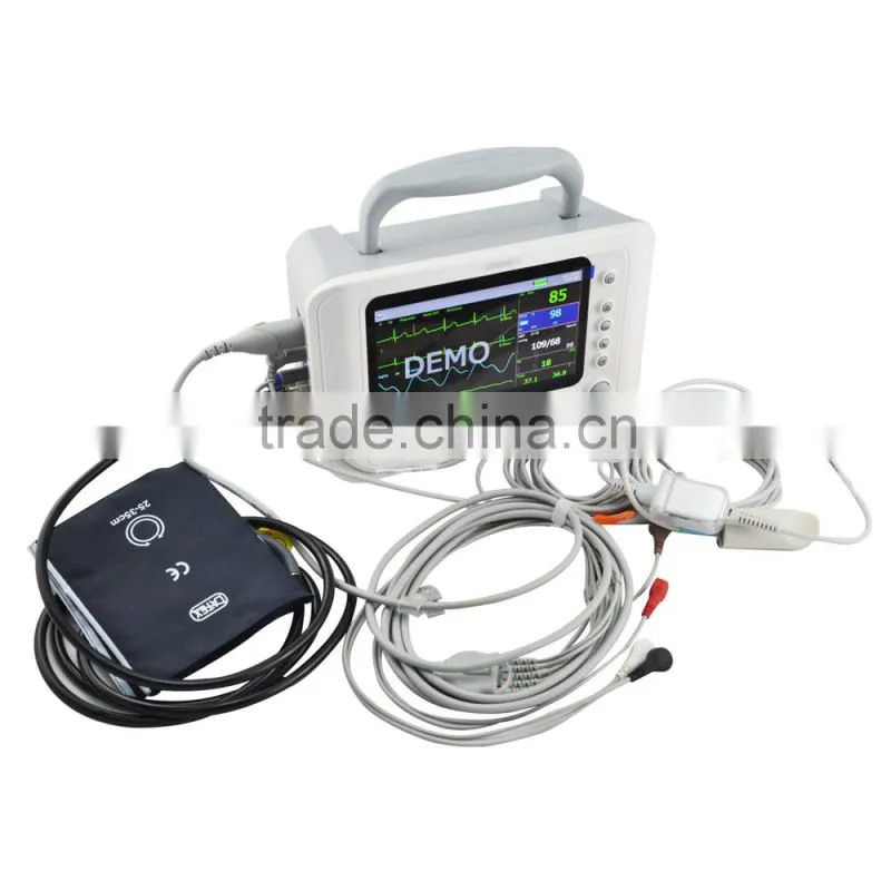 Mobile multi parameter Patient Monitor RPM-9000F suitable hospital clinic price