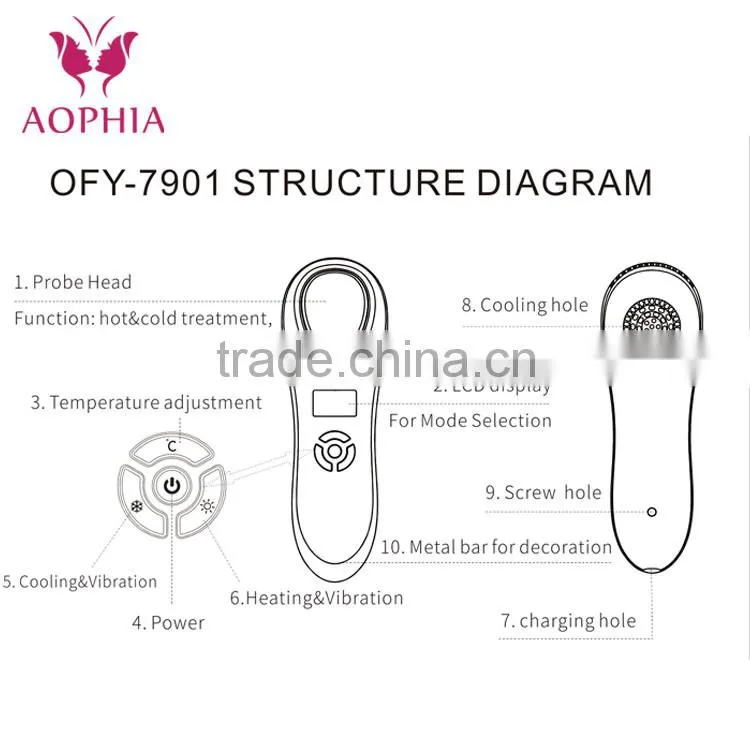 Hot & Cold Hammer Multi-Function Beauty Equipment CE Certification beauty tool