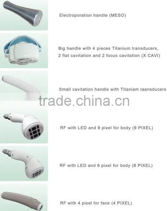 Cavitation and Radio Frequency RF System for Body Shaping and Skin Tightening