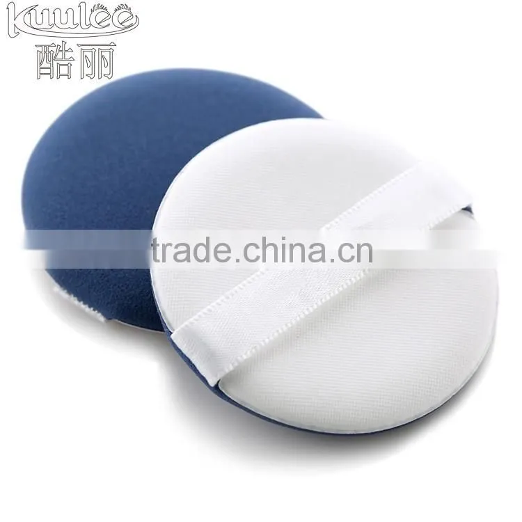 Factory sale round shaped make up cotton loose powder sponge