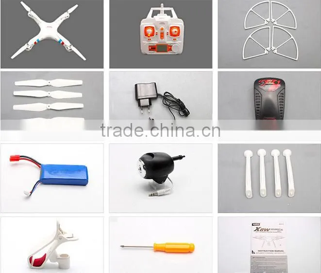 Hot offer rc quadcopter 4CH 6-axis airplane drone syma x8w