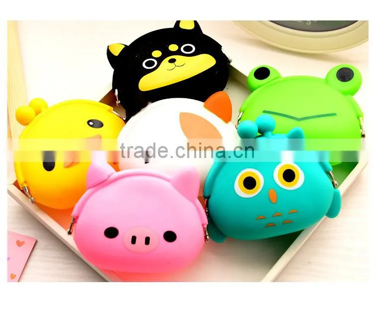 Hot selling eco-friendly silicone coin purse