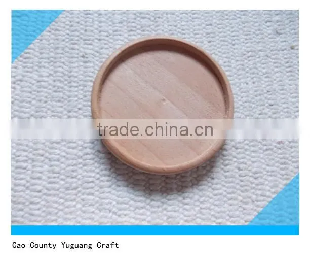 handmade Eco-friendly vintage round wooden plates