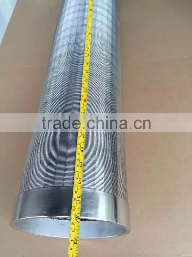 YS Manufacturer Stainless steel Johnson wedge wire wrapped screen filter