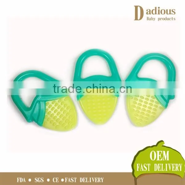 Hot Selling Soft Baby Teether fruit shape pacifier fruit silicone teethers